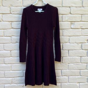 Take 50% OFF- Jessica H Long Sleeve Sweater Dress, Size-L